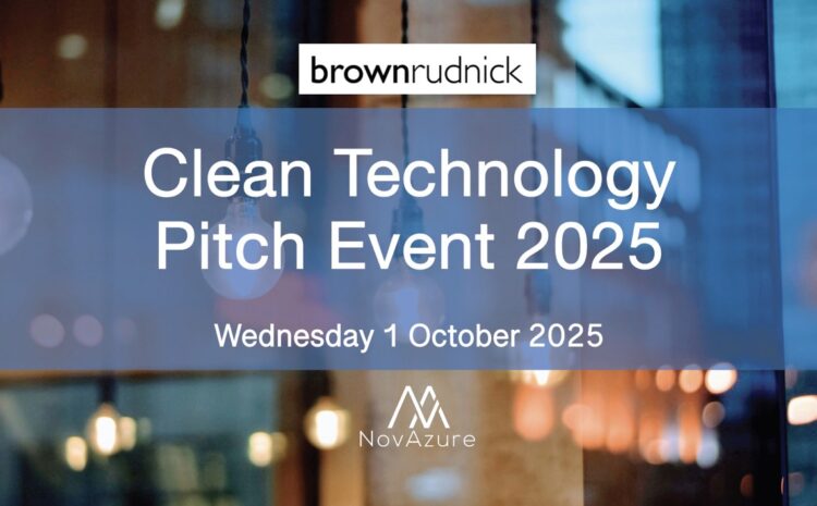 Brown Rudnick’s Cleantech Pitch Event in Collaboration with NovAzure