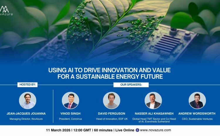 NovAzure Webcast: Using AI to Drive Innovation and Value for a Sustainable Energy Future