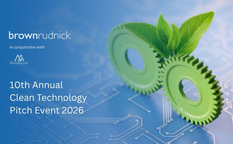 Brown Rudnick’s 2026 Cleantech Pitch Event in Collaboration with NovAzure